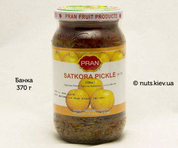 Пикули Саткора маринованная бенгальская Pran - Банка 370 г